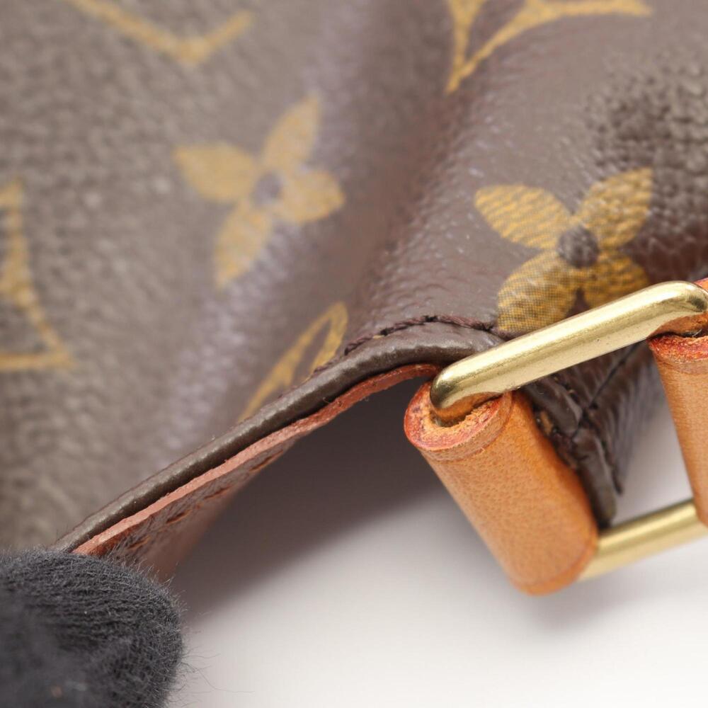 LOUIS VUITTON Authentic Brown Monogram Leather Shoulder Bag - Picture 7 of 9
